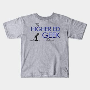 Higher Ed Geek Podcast Logo Kids T-Shirt